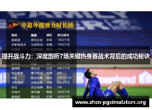 提升战斗力：深度剖析7场关键热身赛战术背后的成功秘诀